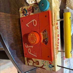 Fisher-Price Red and Yellow TV Radio Toy